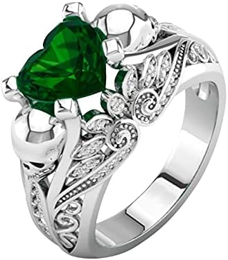 2023 Novas mulheres tocam jóias coloridas de jóias de casamento de tamanho de jóias 610 Cristais de anel de dedo do presente