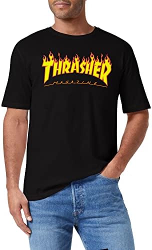 T-shirt de manga curta da chama Thrasher