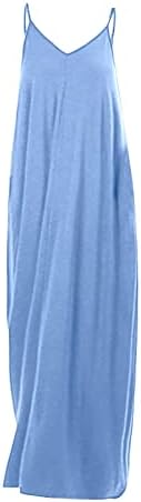 Miashui vestido curto casual cor de bolso sólido de bolso solto vestido de saia longa