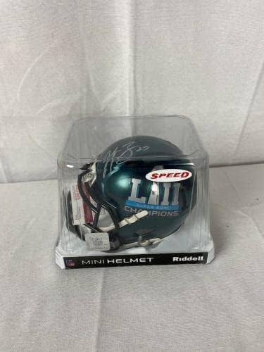 Malcolm Jenkins assinou autografou a Philadelphia Eagles Sblii Mini Capacete JSA - Autographed NFL Mini Celmets