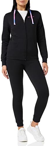 Campeão Sorto Feminino Fecha Top e Pants Casual Lifestyle Tracksuit