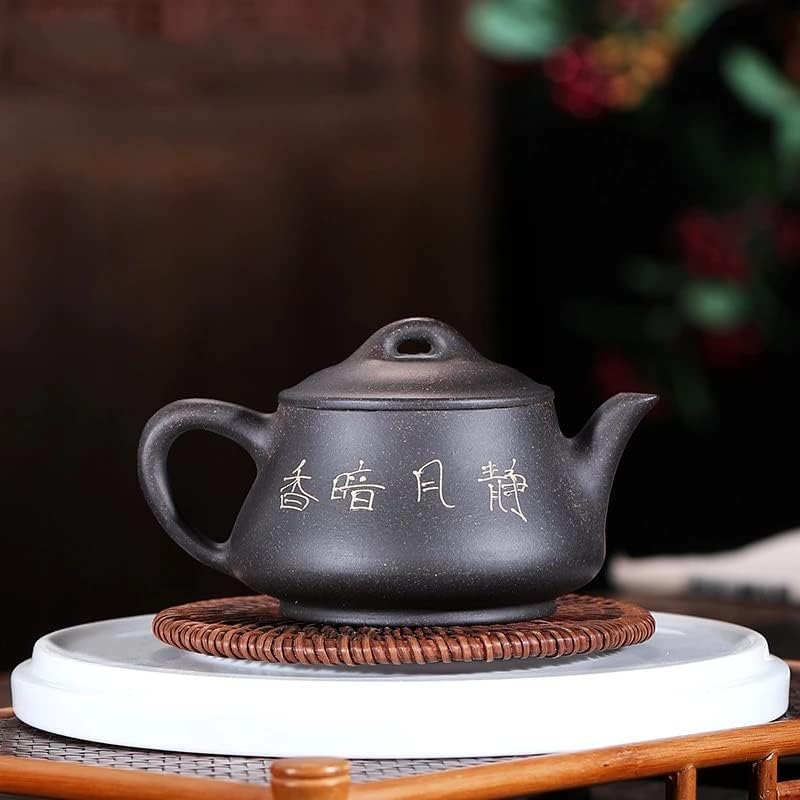 Eyhlkm tea pote de chá artesanal de argila roxa beleza chaleira chinesa Cerimônia de chá chinesa Presentes de coleção