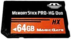 Lichifit 64 GB Memory Stick MS Pro Duo Card de memória para Sony PSP em alta velocidade de alta velocidade