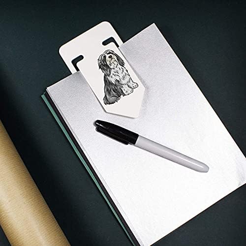 Azeeda 141mm 'barbued collie' clipe de papel plástico gigante