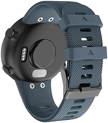 Ganyuu 18mm 20mm de silicone de silicone Smart Watch Band para Garmin Forerunner 45 Watch Sport Pulp Strap for Garmin Forerunner 45S Smart Watch