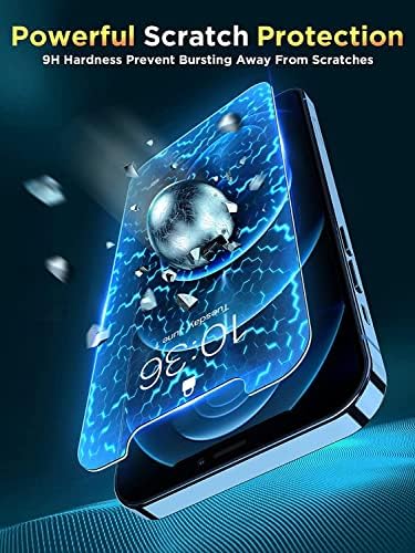 Protetor de tela de pacote de pacote Invoibler compatível com o iPhone 11 Pro/Xs/X, iPhone 11 Pro/XS/X Protetor de tela vidro