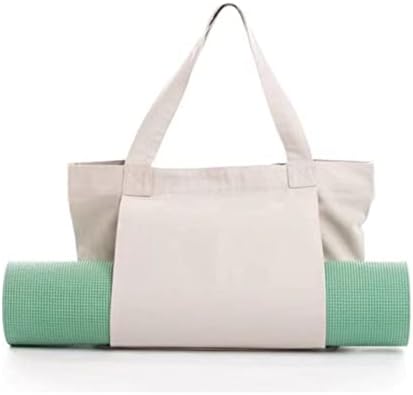 Dbylxmn Yoga Mat Bag grandes sacos de ioga e transportadoras Acessórias de ioga Bolsa de lona de algodão bolsa de ombro para organizadores