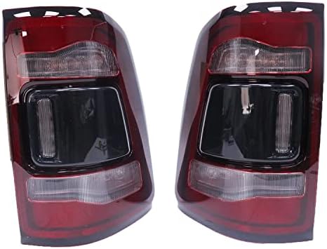 Yihetop LED esquerdo+luz da traseira direita Compatível para Dodge Ram 1500 2019 2020 2021 2022 traseiro Taillamps da luz do freio traseiro 55112993AC 55112992AC
