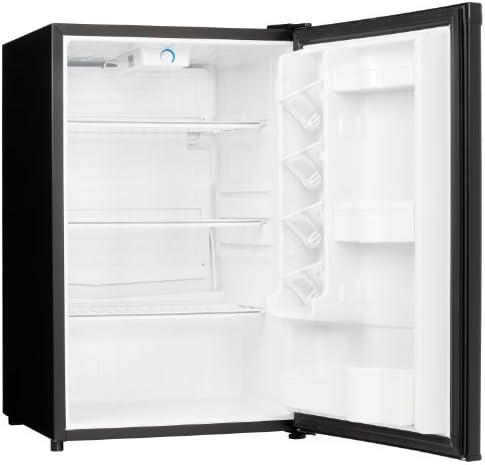Designer Danby DAR044A4BDD-6 4.4 CU.FT. Mini geladeira, geladeira compacta para quarto e Whynter CUF-110B Mini Freezer, 1,1 Estrela de energia cúbica Classificada com um pequeno freezer vertical com travamento, preto