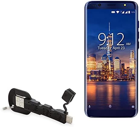 Cabo para NUU Mobile G3 - carregador de chaveiro USB Tipo -C, Cabo do anel de chave 3.1 Tipo C USB para NuU Mobile G3 - Jet