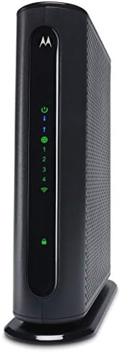 Motorola MG7315 Modem WiFi Router Combo | Modem de cabo DOCSIS 3.0 + N450 Banda única Wi-Fi Gigabit Router | 343 Mbps Speeds