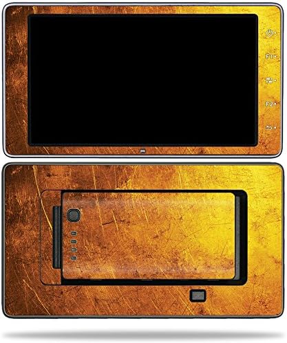 MightySkins Skin Compatível com DJI Crystalsky Monitor 5.5 - ouro texturizado | Proteção, durável e exclusiva Tampa de embrulho