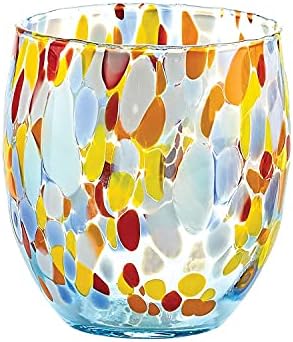Confetadores de vidro Murano Gage - Copos de vidro de arte veneziana - Branco