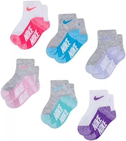 Nike Baby Baby Leve Tornozelo Meias 6 pacote