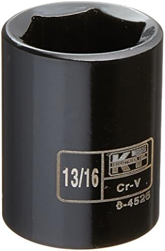 K-T Industries 0-4526 1/2 polegada de acionamento x 13/16 polegadas soquete de impacto