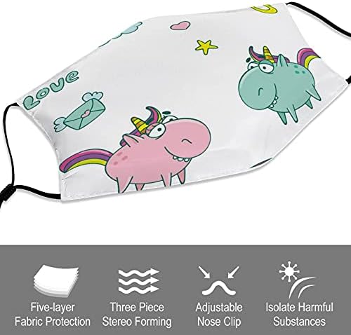 Moden reutilizável lavável e lavável roupas máscaras de poeira tampas de boca imprimida animal desenho animado fofo