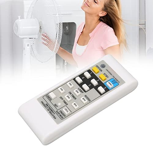 Controle remoto do ventilador elétrico, substituição de controle remoto de ventilador de longo alcance com teclas sensíveis,
