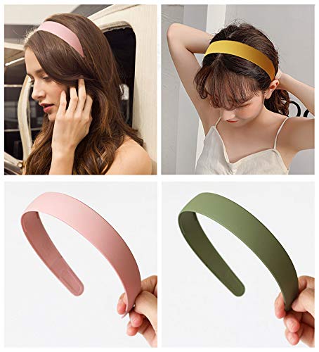 Bandas de cabeça de plástico de 25 mm de 25 mm para mulheres meninas simples e duras faixas com dentes de inverno liso para