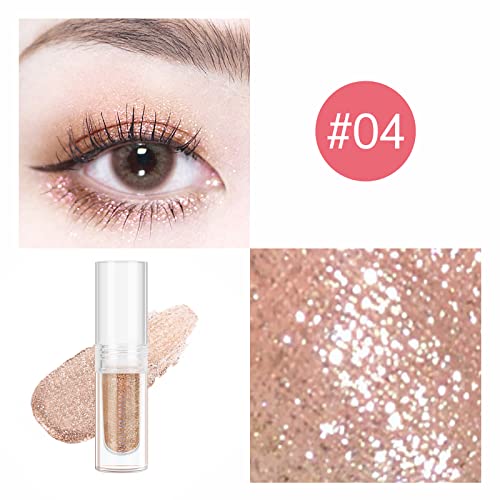 YMH Beaute Liquid Glitter Eyeshadow cola de glitter solta para maquiagem de cristais para os olhos
