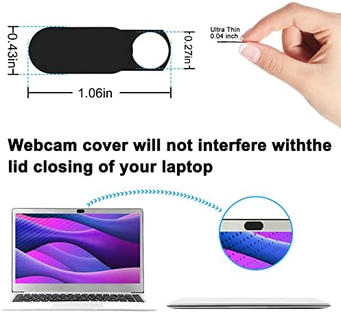 Caixa de telefone da carteira de couro Vetoo e laptops de 12 packs slide de webcam