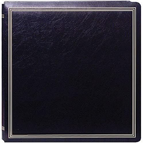 Pioneer X-Pando Post Blited, Magnetic Page Foto Album com capas de cores sólidas e acabamentos dourados, segura 20 11x11 Fotos,