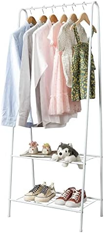 Maximize o espaço de armazenamento do seu quarto com o organizador de armário de sapatos e roupas durável de duas camadas - com