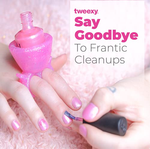 Tweexy Wearable Unis Polishel Ring, ferramenta de polimento de unhas, acessórios de manicure e pedicure