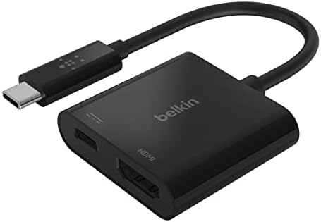 Belkin Avc002bk-Bl USB-C para HDMI + Adaptador de Carga