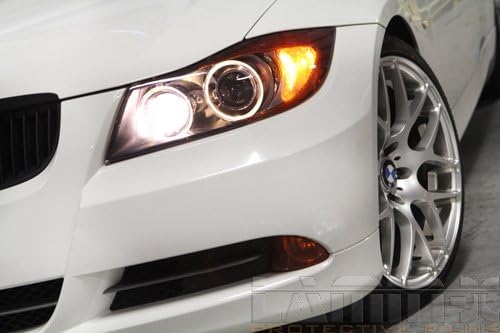 Lamin-X Custom Fit Tint Capas de farol com sinais de curva para BMW M3
