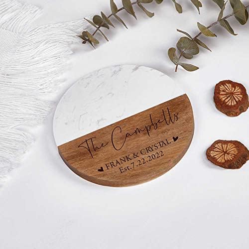 Coasters de vinisong para bebidas de madeira e montanhas -russas absorventes montanhas -russas personalizadas para mesa de café para mesa de café, decoração de casa de inauguração de casa, 4 polegadas