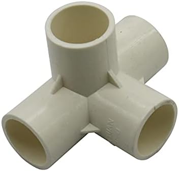 Acessórios de mangueira à prova de vazamento 20/25/32mm PVC Tubo de PVC de 4 vias de articulação articulação cuba de irrigação