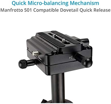 Flycam Redking Quick Balanced Video Camera Stabilizer com Liberação rápida do Dovetail | Estabilizador profissional de câmera de