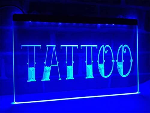 DVTEL Tattoo Shop Néon SIGN MODELA DE MODELA LED LEITAS LUMAS LUNTAS LUMAS LIGH