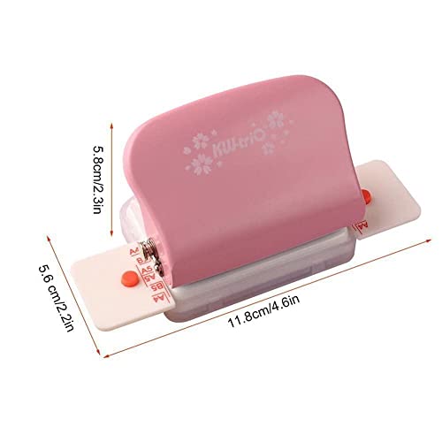 6 orifícios Hole Puncher Diy A4 A5 B5 LODA FOLHO FOLO DE FOLO PINCULINO Planejador de papel Scrapbooking Máquina de