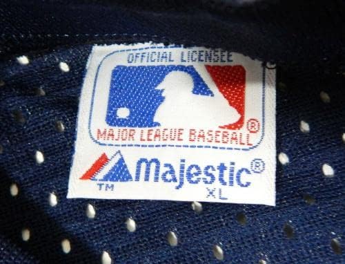 1983-90 California Angels Blank Game Emitido Blue Jersey Batting Practice XL 681 - Jerseys MLB usada para jogo MLB