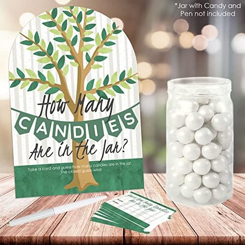 Big Dot Of Happiness Family Tree Reunion - Quantos doces Game Family Gathering Party Game - 1 Stand e 40 Cards - Candy Adivesing Game