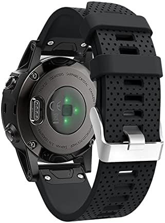 Kappde Substituição Silicone Silicone Relógio Relógio Relógio Strap para Garmin Fenix ​​7S 5S GPS Watch