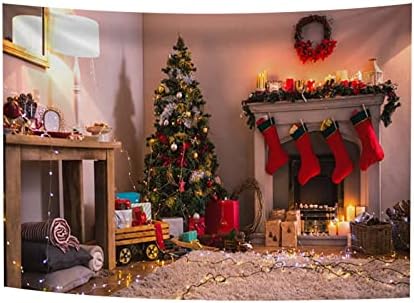 Fundo de fundo de Natal Ficlo Studio Fotos de Natal Fotografia Background Decorações de Natal