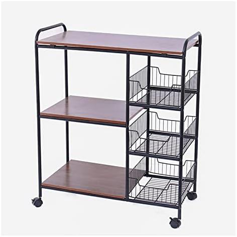 Zhuhw Cart Storage Rack de cozinha de rack rack compartilhado de banheiro rack de armazenamento