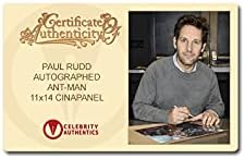 Paul Rudd autografou a colônia de formigas 11 × 14 cinepanel
