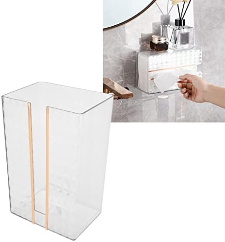 Suporte de papel higiênico à prova de animais, suporte de papel higiênico montado na parede, caixa de papel de rolo adesivo para o escritório da cozinha do banheiro, dobrada comercial, dobrada z, dispensador de toalha de papel com mão -de -brigas