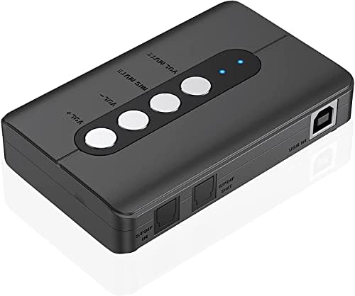 Digitallife 7.1 Cartão de som USB C externo, USB tipo C Interface de áudio com áudio digital SPDIF para sistema de