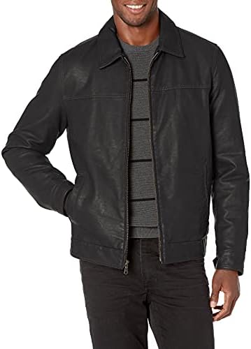 Tommy Hilfiger Men's Classic Faux Leather Jacket