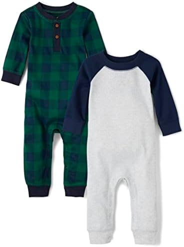 The Children's Place Baby-Boys Rompers 2-Pack