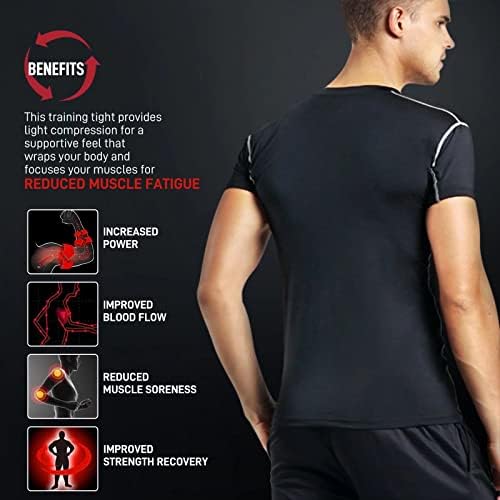 Camisas de compressão de tesuwel para homens camisas de treino de manga longa masculino upf 50+ em corrida camada de