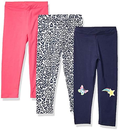 Essentials Girls e Cropi Capri Leggings, multipacks de