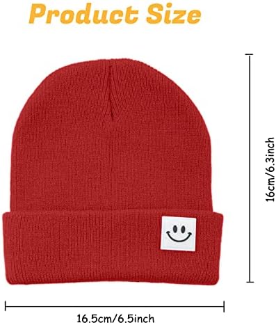 AJG Caps de gorro infantil para crianças, chapéu de inverno de malha de bebê macio para meninos meninas