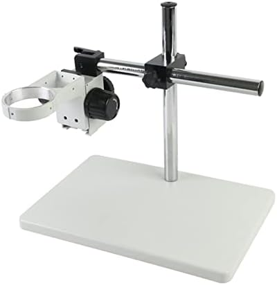 CLGZS Industrial Binocular Trinocular Microscópio Câmera Stand Stand Suporte de braço 76mm Universal 360 Rotativo
