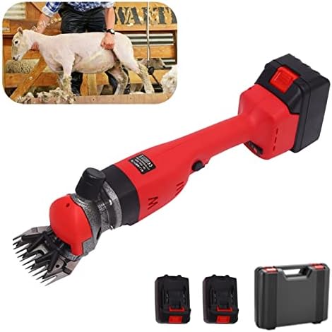 Ralira 800W sem fio fornece a ovelha tesouras de cabra Clippers Animal Givestock Shave Brooming