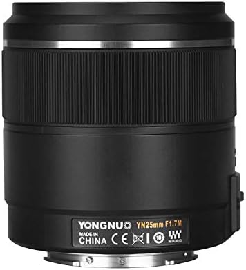 Yongnuo yn25mm f1.7m foco automático Lente Prime Standard Prime, Micro Micro quatro terços, compatível com Olympus e câmeras